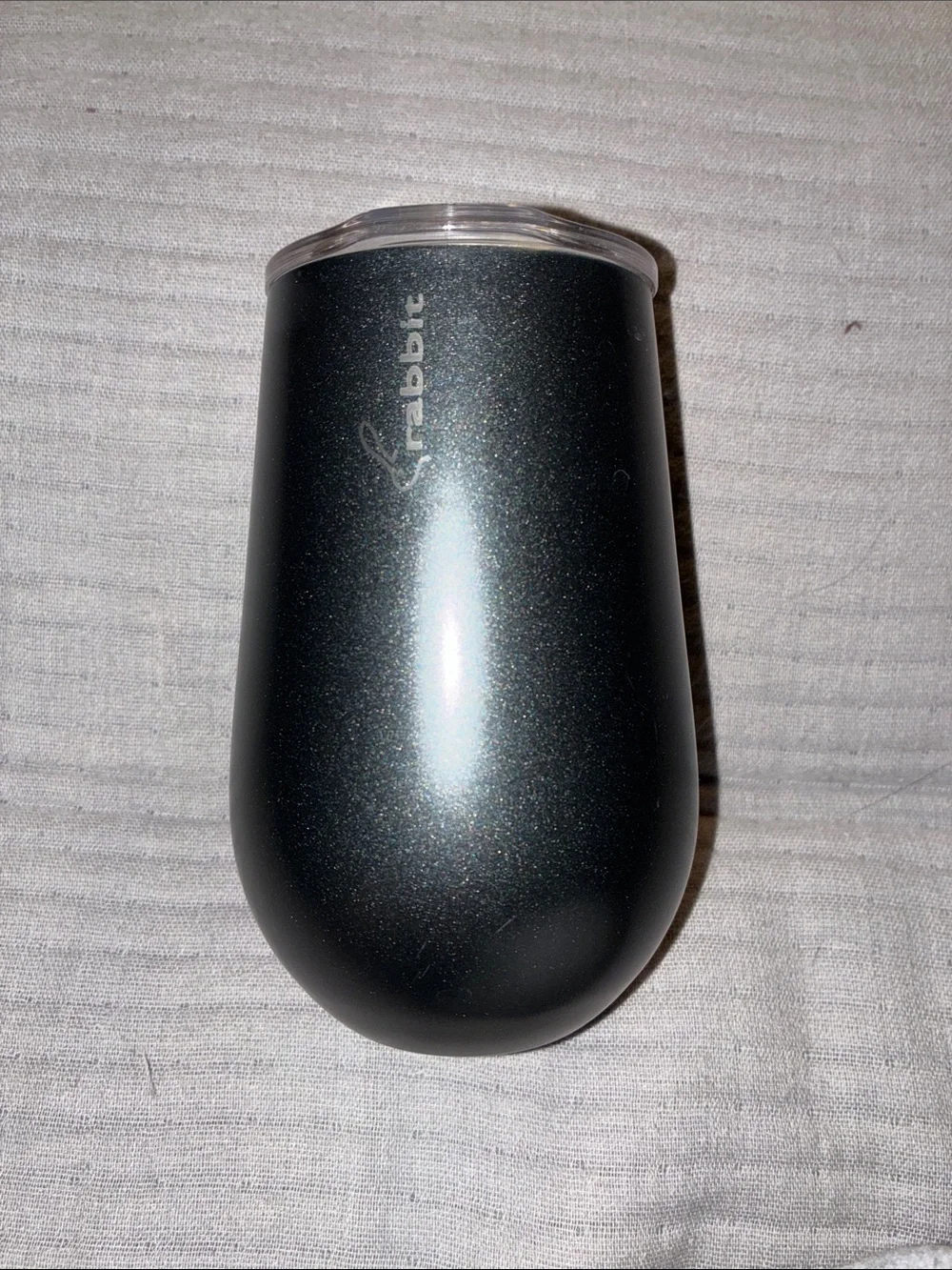 Black Stainless Steel Insulated rabbit brand wine travle Tumbler with Lid